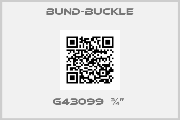 Bund-Buckle-G43099  ¾” 