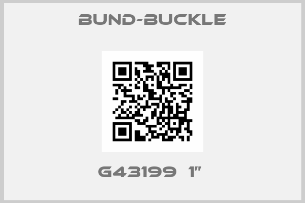 Bund-Buckle-G43199  1” 