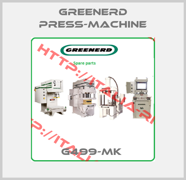Greenerd Press-Machine-G499-MK 