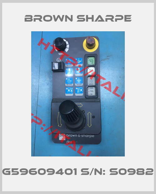 Brown Sharpe-G59609401 S/N: S0982