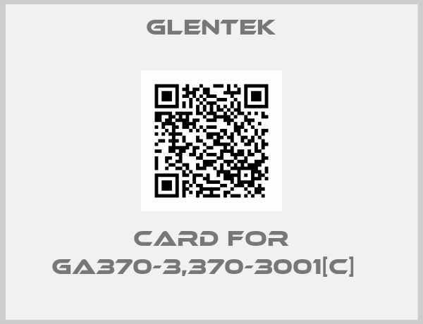 Glentek-Card for GA370-3,370-3001[C]  