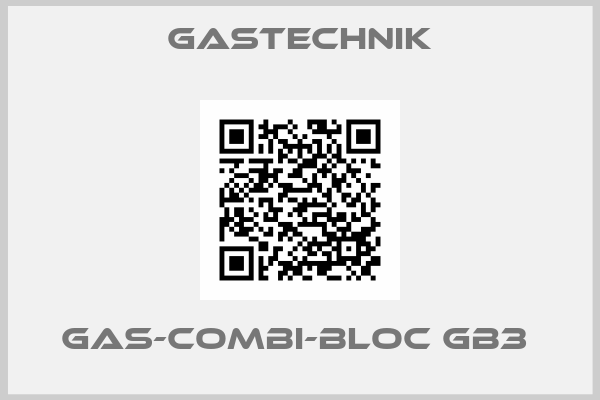 Gastechnik-GAS-COMBI-BLOC GB3 