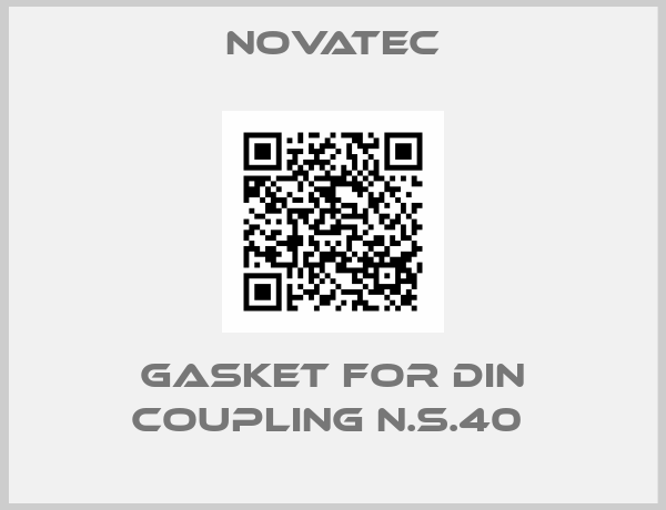 Novatec-GASKET FOR DIN COUPLING N.S.40 