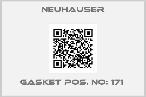 Neuhauser-GASKET POS. NO: 171 