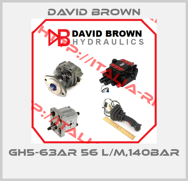 David Brown-GH5-63AR 56 L/M,140BAR 