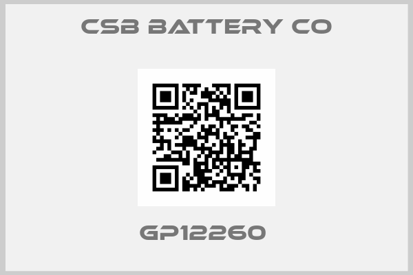 CSB Battery Co-GP12260 