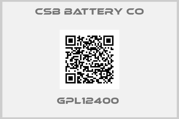 CSB Battery Co-GPL12400 