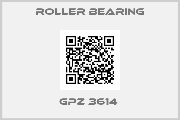 Roller Bearing-GPZ 3614 