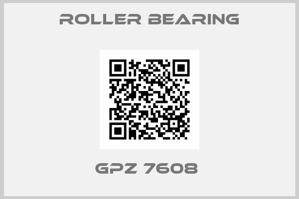 Roller Bearing-GPZ 7608 