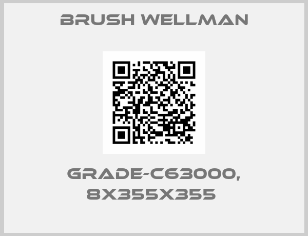 Brush Wellman-GRADE-C63000, 8X355X355 