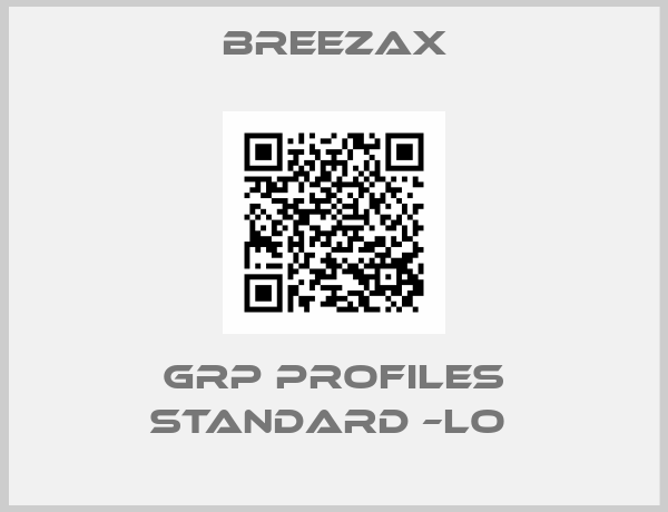 Breezax-GRP PROFILES STANDARD –LO 