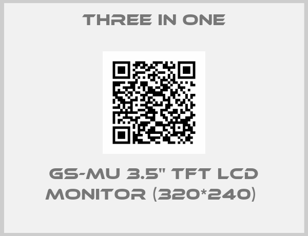 Three in one-GS-MU 3.5" TFT LCD MONITOR (320*240) 