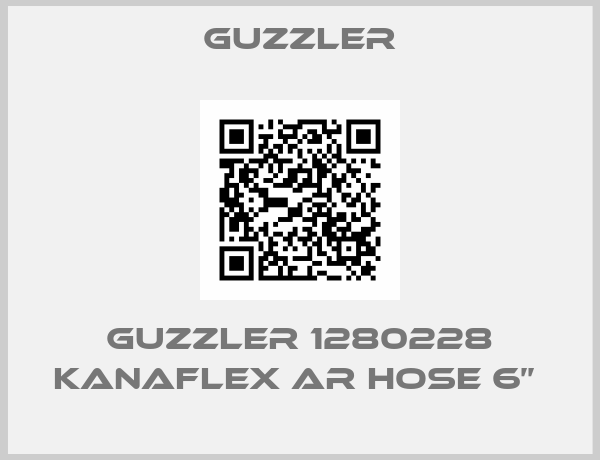 Guzzler-GUZZLER 1280228 KANAFLEX AR HOSE 6’’ 