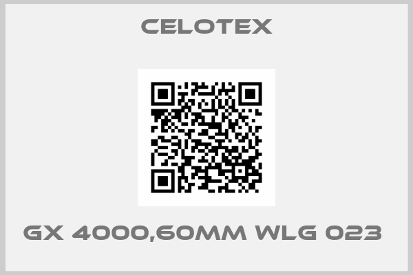 Celotex-GX 4000,60mm WLG 023 