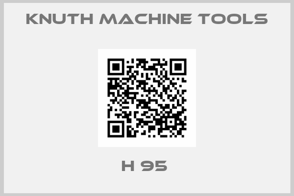 Knuth Machine Tools-H 95 