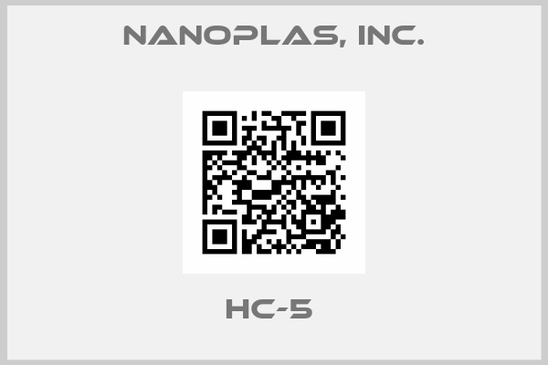 NanoPlas, Inc.-HC-5 