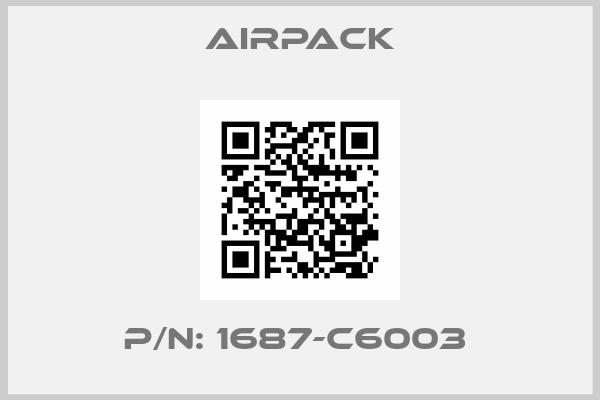 AIRPACK-P/N: 1687-C6003 