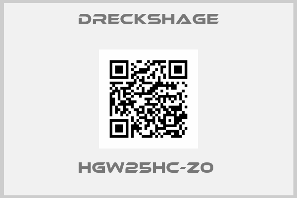 DRECKSHAGE-HGW25HC-Z0 