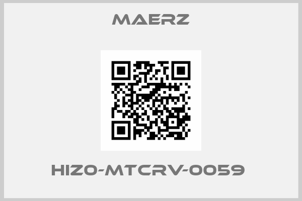 Maerz-HIZ0-MTCRV-0059 