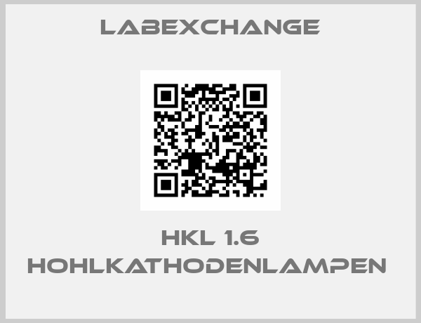 Labexchange-HKL 1.6 HOHLKATHODENLAMPEN 