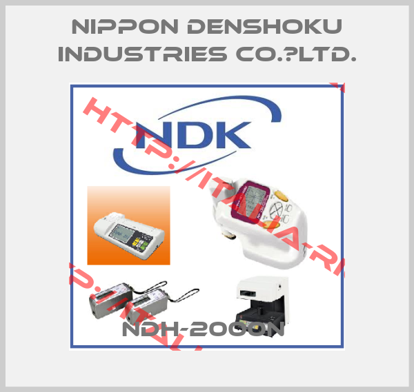 NIPPON DENSHOKU INDUSTRIES CO.、LTD.-NDH-2000N 