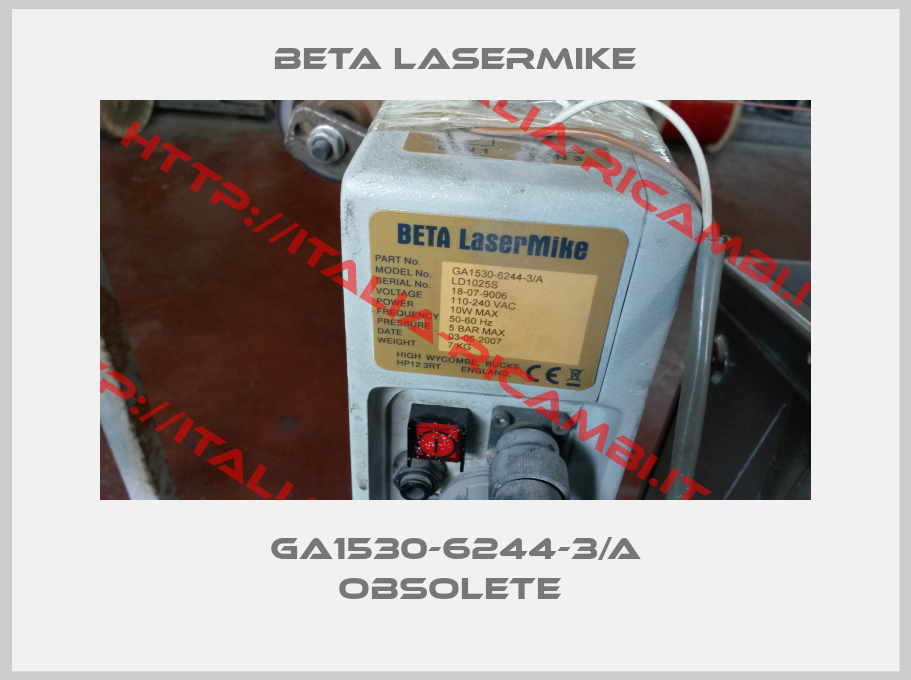 Beta LaserMike-GA1530-6244-3/A obsolete 