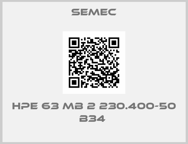 Semec-HPE 63 MB 2 230.400-50 B34 