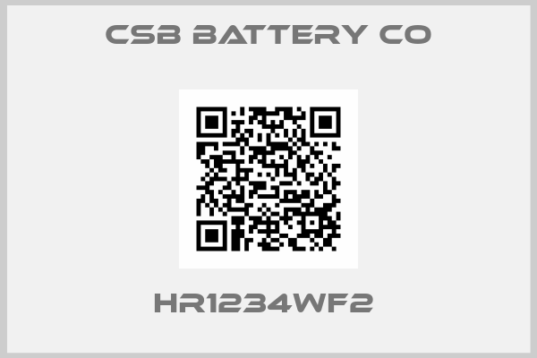 CSB Battery Co-HR1234WF2 