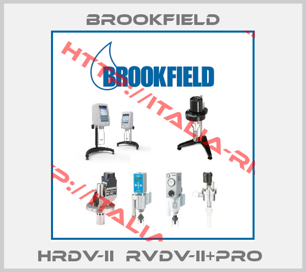 Brookfield-HRDV-II  RVDV-II+PRO 