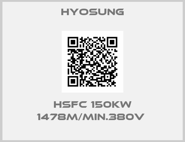 Hyosung-HSFC 150kW 1478m/min.380V 