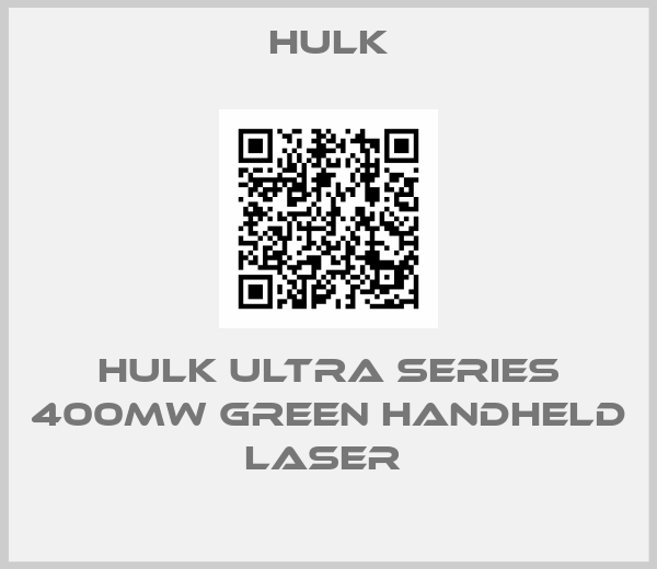 Hulk-HULK ULTRA SERIES 400MW GREEN HANDHELD LASER 