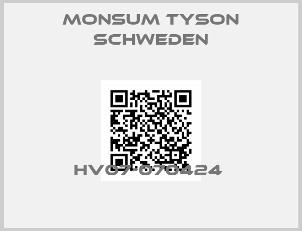 Monsum Tyson Schweden-HV07-070424 