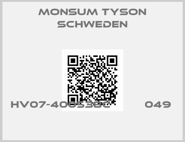 Monsum Tyson Schweden-HV07-400538C          049 