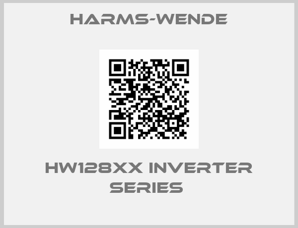 Harms-Wende-HW128XX INVERTER SERIES 
