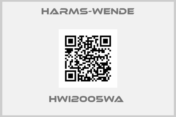 Harms-Wende-HWI2005WA 