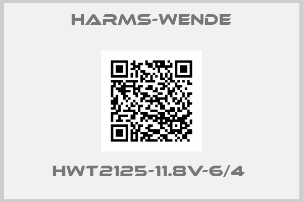 Harms-Wende-HWT2125-11.8V-6/4 