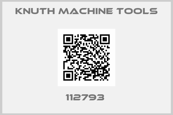 Knuth Machine Tools-112793 