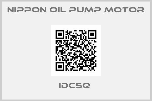 NIPPON OIL PUMP MOTOR-IDC5Q 