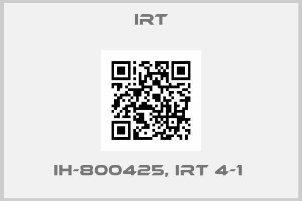 IRT-IH-800425, IRT 4-1 