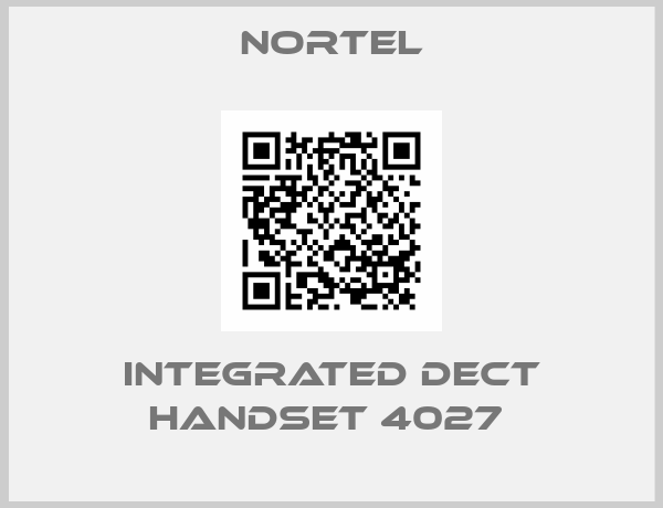 Nortel-INTEGRATED DECT HANDSET 4027 