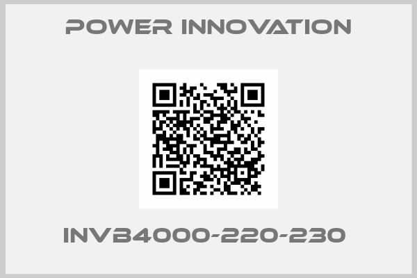 Power Innovation-INVB4000-220-230 
