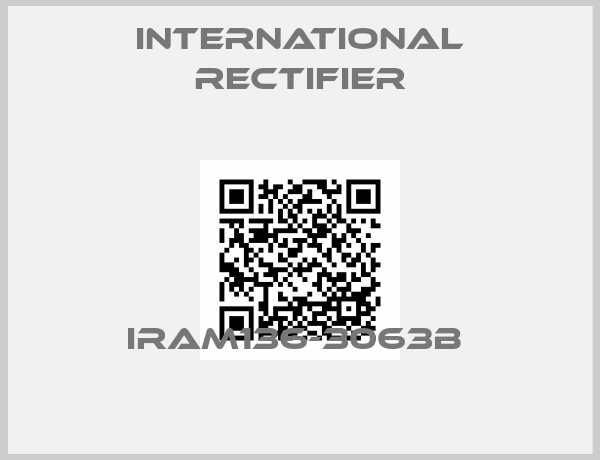 International Rectifier-IRAM136-3063B 