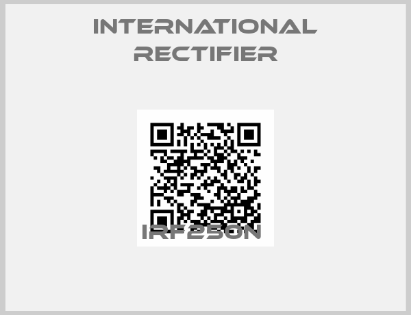 International Rectifier-IRF250N 
