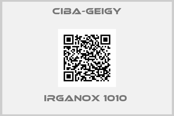 Ciba-Geigy-IRGANOX 1010 