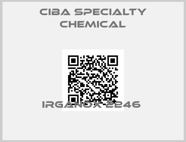 Ciba Specialty Chemical-IRGANOX 2246 
