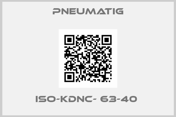 Pneumatig-ISO-KDNC- 63-40 
