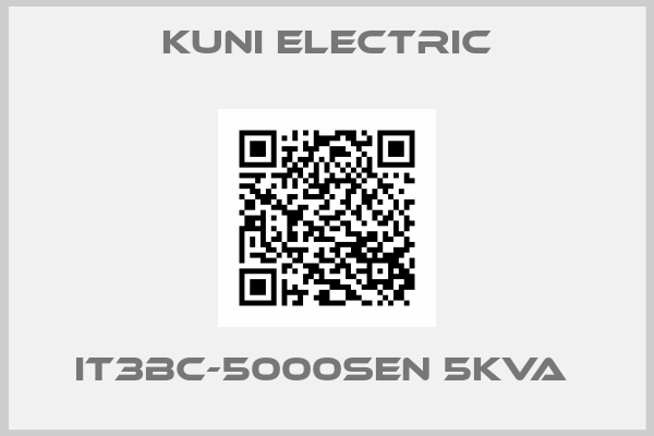 Kuni Electric-IT3BC-5000SEN 5KVA 