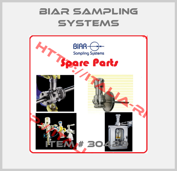 BIAR Sampling systems-ITEM # 30429 