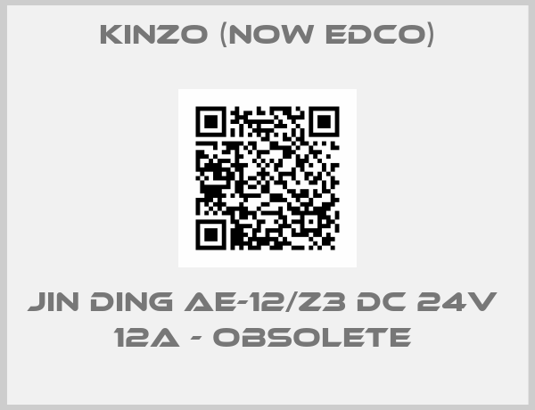 Kinzo (now Edco)-JIN DING AE-12/Z3 DC 24V  12A - Obsolete 