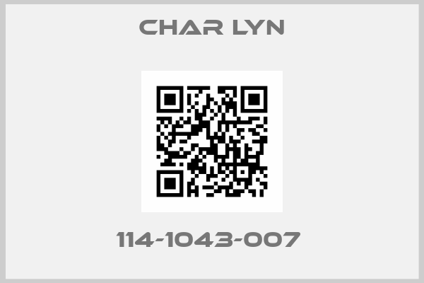 Char Lyn-114-1043-007 